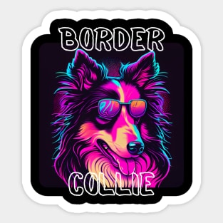 Graffiti Style - Cool Border Collie 1 Sticker